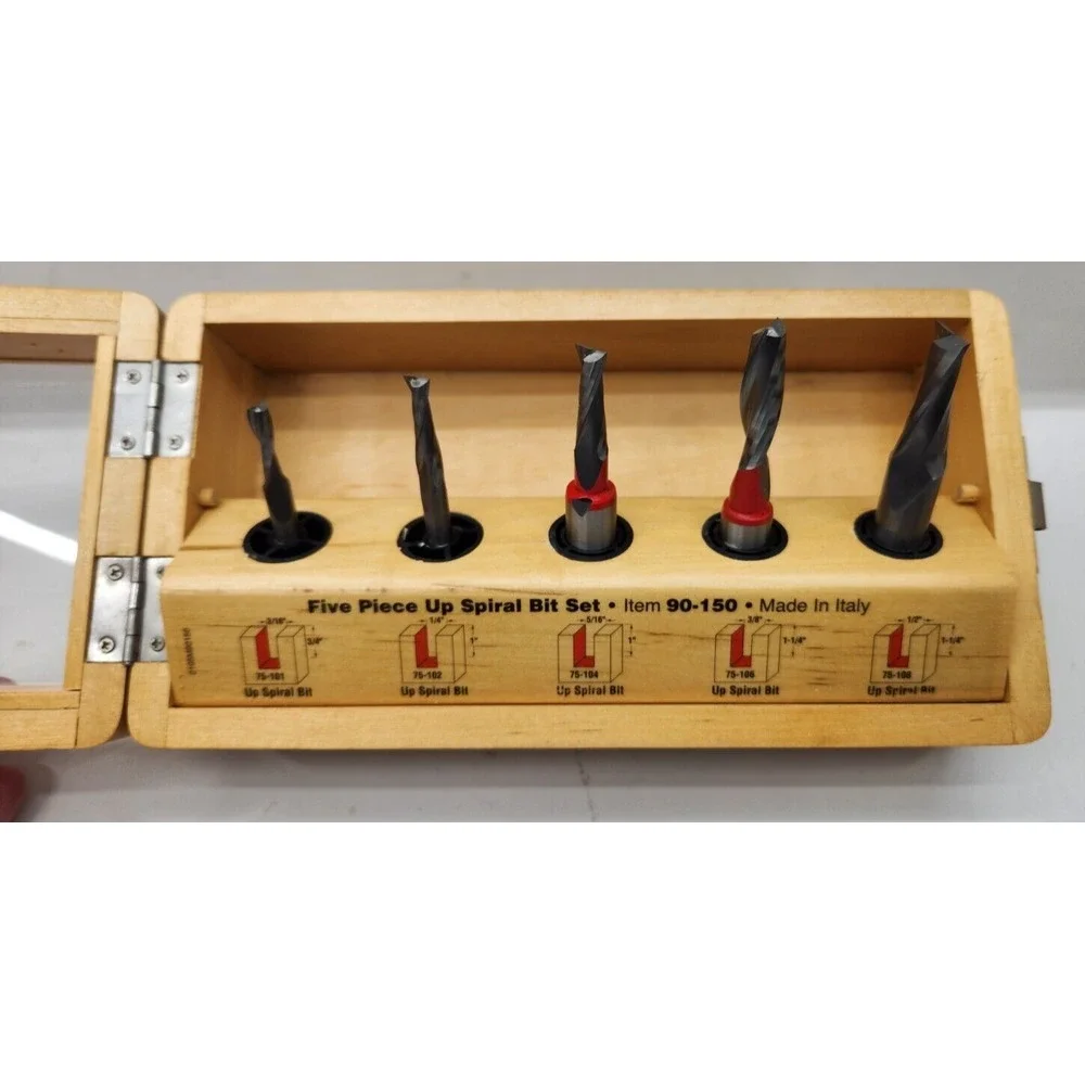 FREUD FIVE BIT UPCUT SPIRAL BIT SET 90-150 - Industrial Router‎ Bit Set